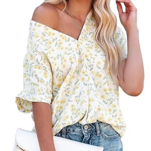 Darling Short Sleeve Blouse 🌼
